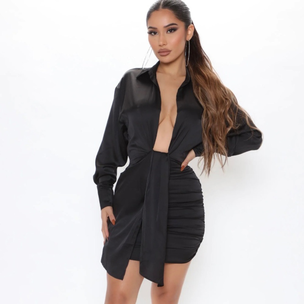 Beautiful satin dress brand new with tags